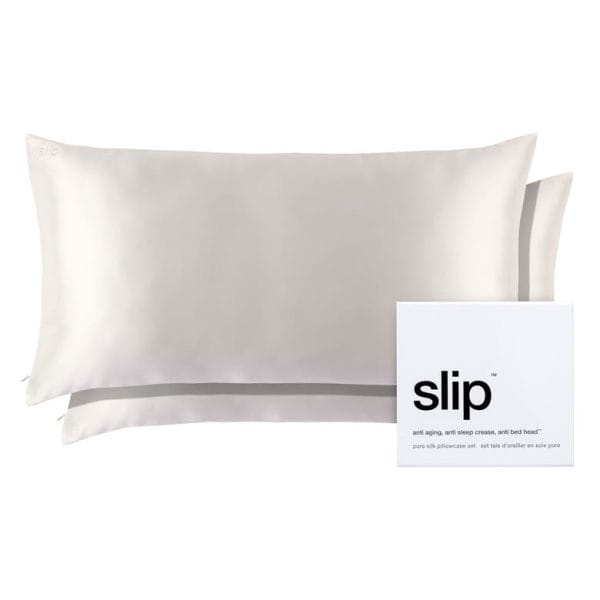 Set Of 2 Silk King Pillowcases