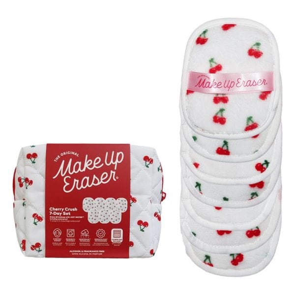 7-Day Cherry Crush MakeUp Eraser Set