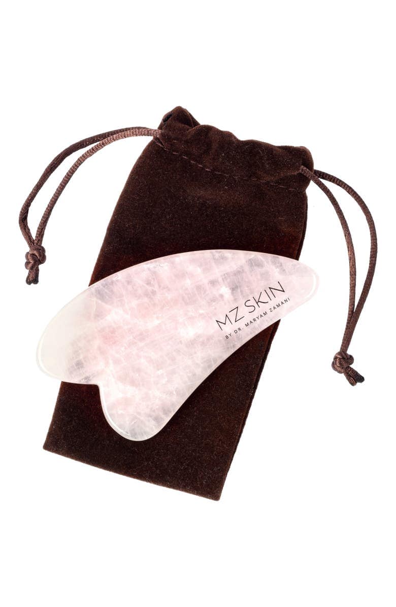 Second image of Sculpting Rose Quartz Gua Sha