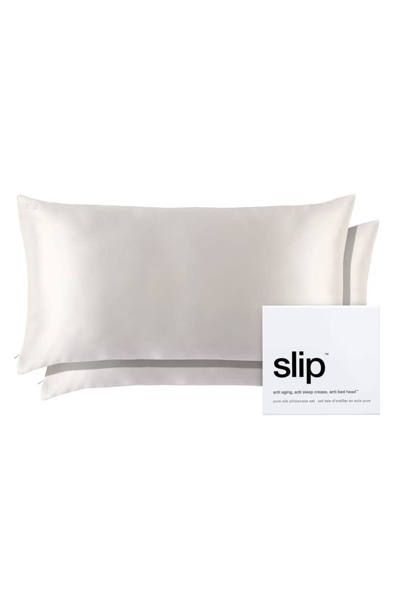 Set Of 2 Silk King Pillowcases