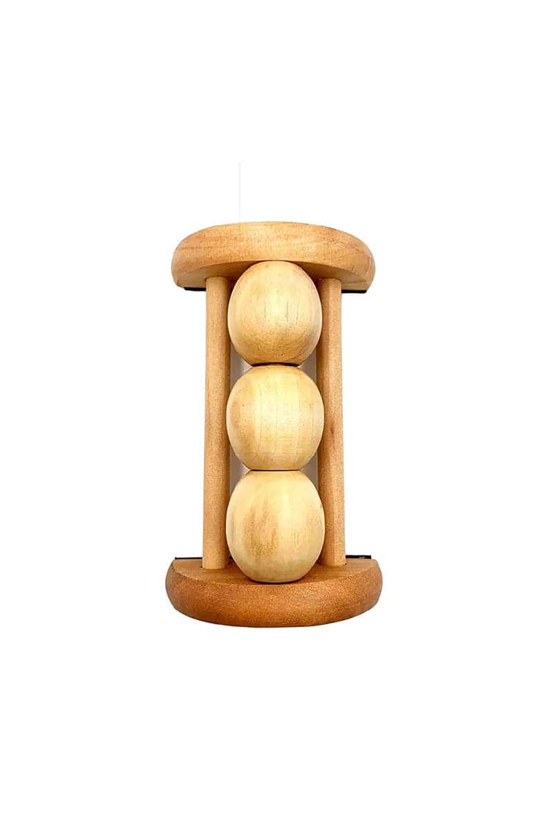 Second image of All Natural Wooden Foot Massager Roller