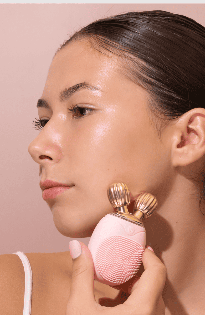 Second image of Dual-Sided Cleansing Face Brush, Massager Bundle