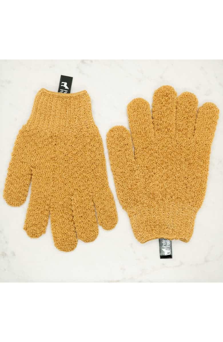 Second image of Bath & Body Exfoliating Shower Gloves