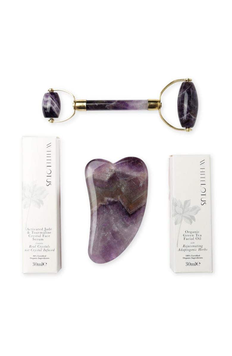 Premium Amethyst Crystal Facial Set