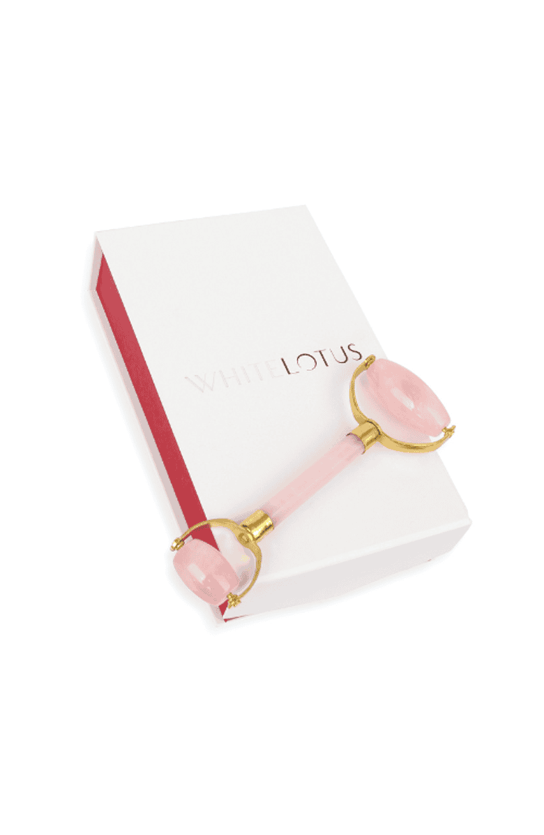 Second image of Premium Rose Quartz Facial Roller