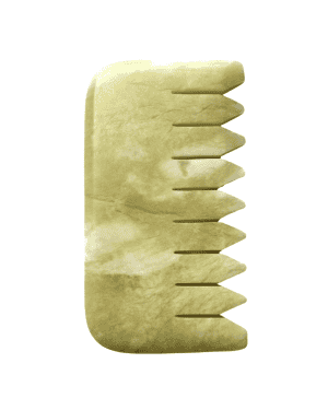 Luxurious Jade Crystal Gua Sha Comb