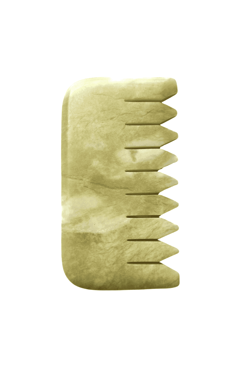 Luxurious Jade Crystal Gua Sha Comb