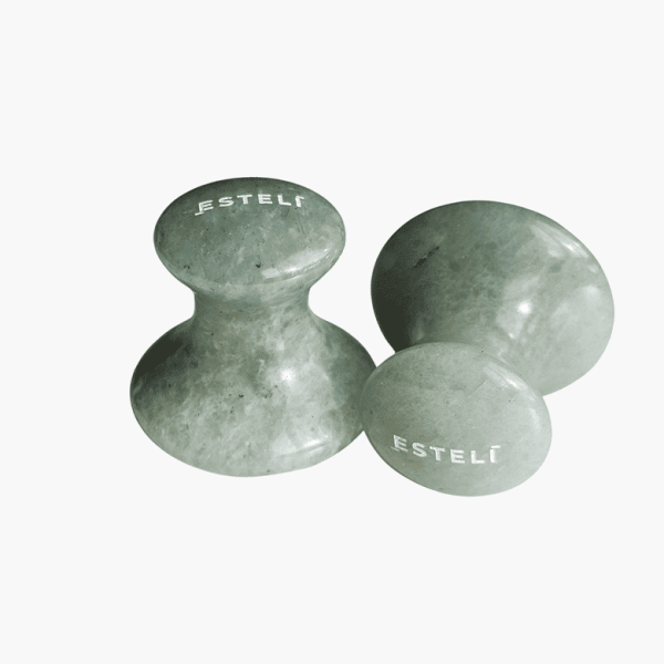 Pair Of Aventurine Mushroom Gua Sha FACE
