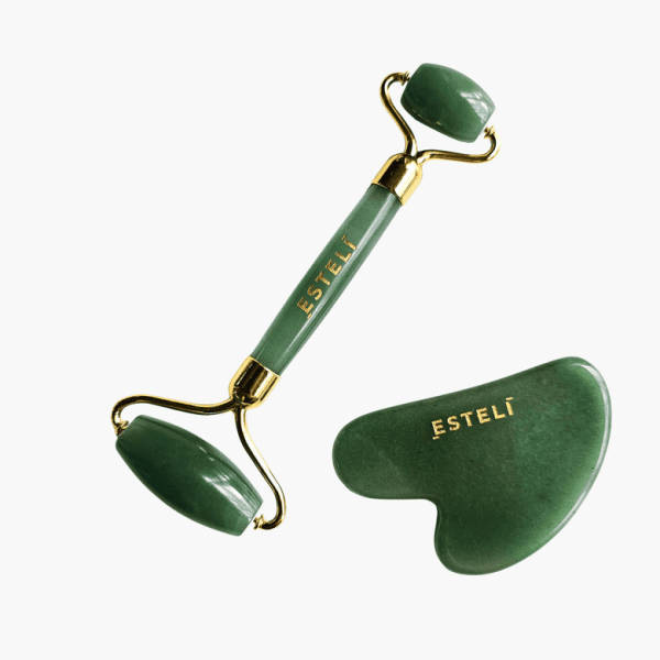 Aventurine Roller And Gua Sha Set