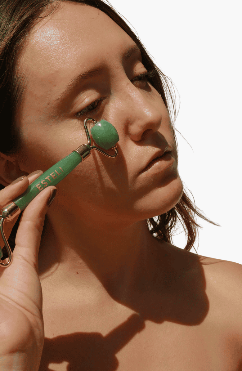 Second image of Aventurine Roller And Gua Sha Set