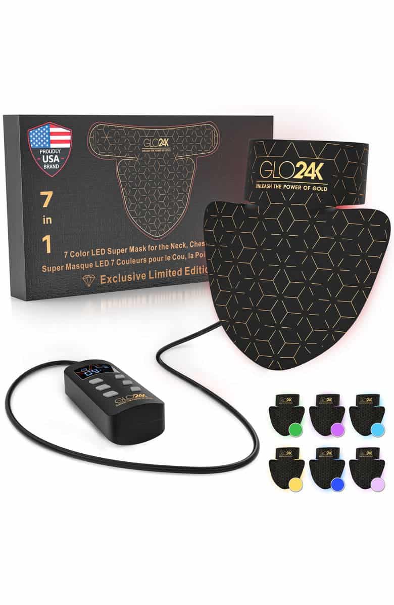 7 Color LED Super Mask For The Neck, Chest Bundle