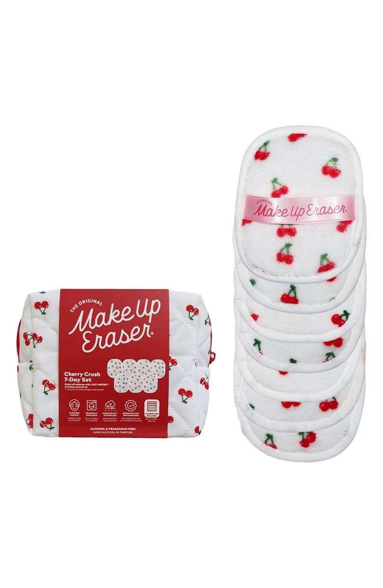 7-Day Cherry Crush MakeUp Eraser Set