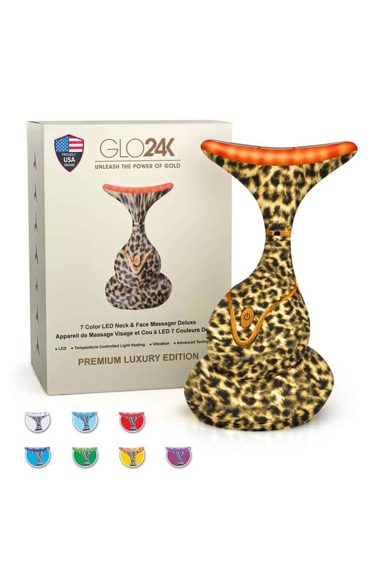 Second image of 7 Color LED Neck & Face Massager Deluxe