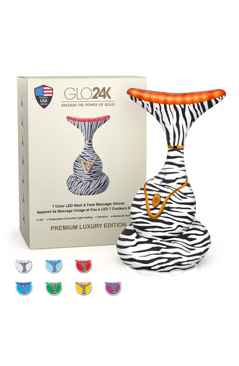 Second image of 7 Color LED Neck & Face Massager Deluxe