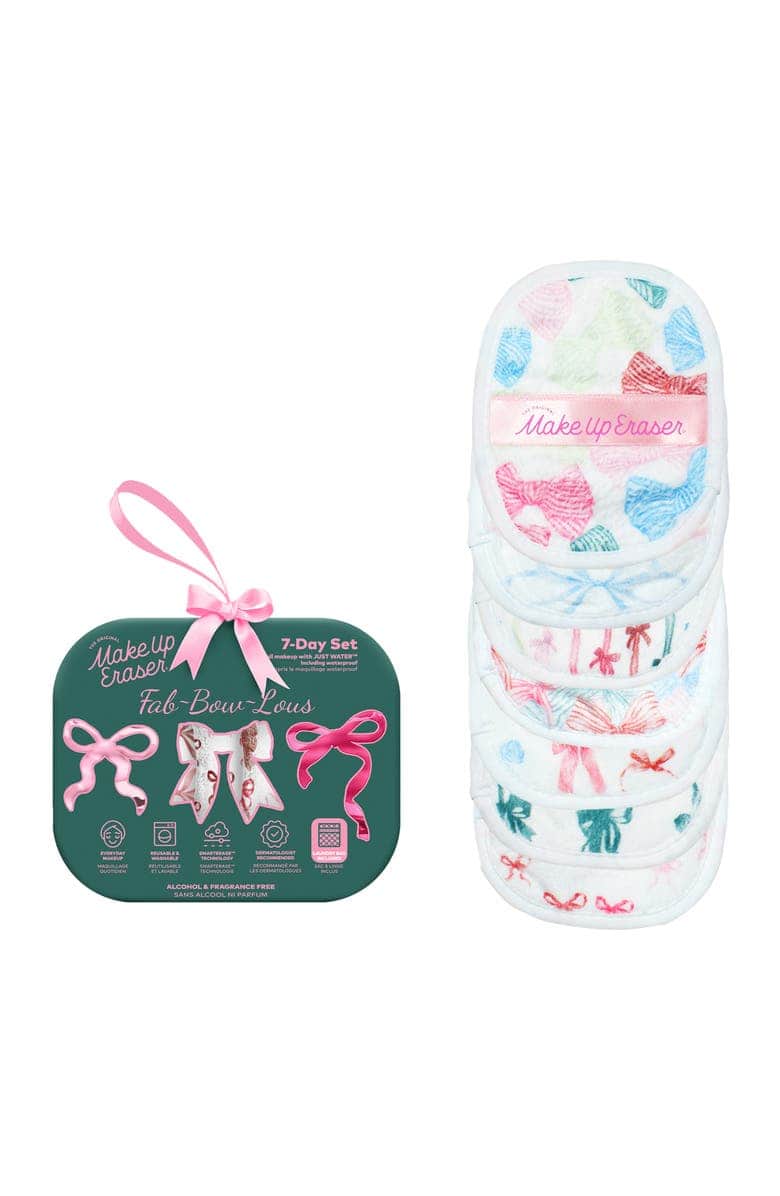Fab-BOW-Lous 7-Day Reusable MakeUp Eraser Set