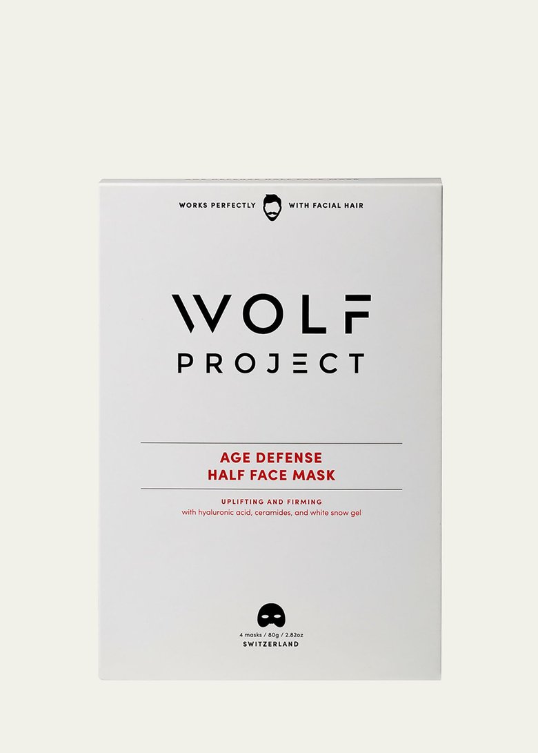 Age Defense Half Face Mask, 4 Pack