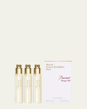 Baccarat Rouge 540 Eau de Parfum Travel Spray Refills, 3 x 0.37 oz.
