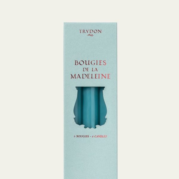 Madeleine Aqua Taper Candles