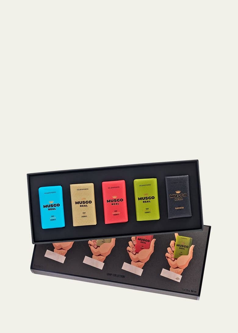 Musgo Real Mini Soap Gift Box, 5 x 1.8 oz.