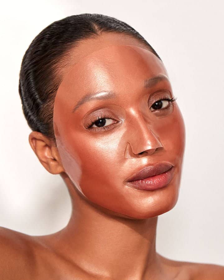 Second image of Rose Gold Brightening Facial Treatment Mask