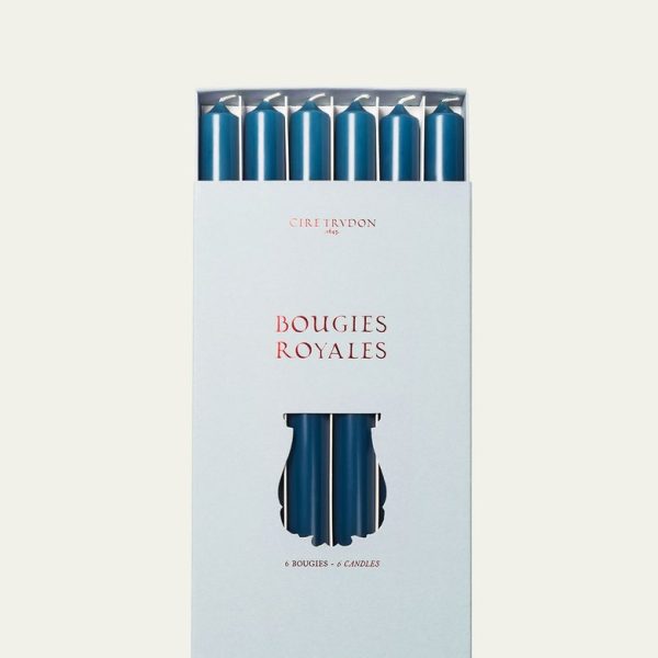 Royale Taper Candles - Marine Blue