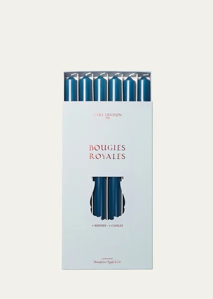 Royale Taper Candles - Marine Blue